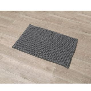 Tapis De Salle De Bain En Microfibre Boules Gris  50 X 80 Cm