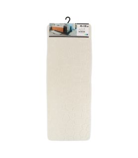 Grand Tapis De Salle De Bain Naturel En Microfibre À Mémoire De Forme 45 X 120 Cm