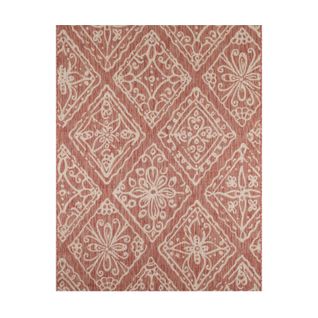 Tapis Extérieur - 70x140cm - Rose - 100% Polypropylène Résistant Aux Uv - 800gr/m2 - 192 000 Points