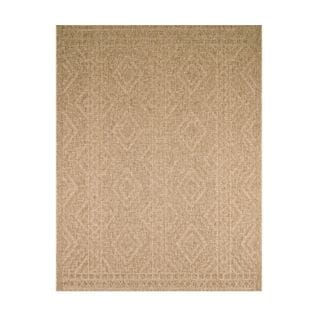 Tapis Extérieur - 80x300cm - Naturel - 100% Polypropylène Résistant Aux Uv - 1400 Gr/m2 - Luana