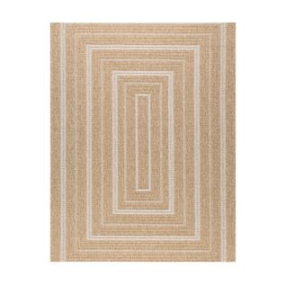 Tapis Extérieur -60x180cm - Naturel - 100% Polypropylène Résistant Aux Uv - 1400 Gr/m2 - Tycia