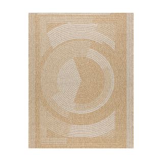 Tapis Extérieur - 120x170cm - Naturel - 100% Polypropylène Résistant Aux Uv - 1400 Gr/m2 - Oxana