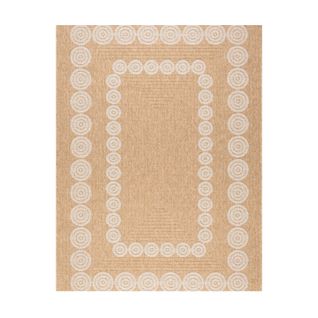 Tapis Extérieur - 120x170cm - Naturel - 100% Polypropylène Résistant Aux Uv - 1400 Gr/m2 - Liak