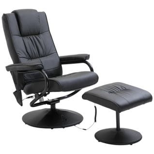 Fauteuil Relax Massant Massimo Noir