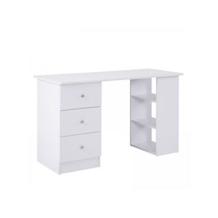 Bureau Multimédia Compacte Blanc