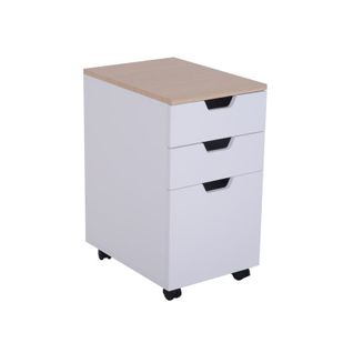 Caisson De Bureau Brick Blanc