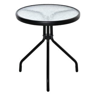 Table Basse Ronde De Jardin  Olga Noire