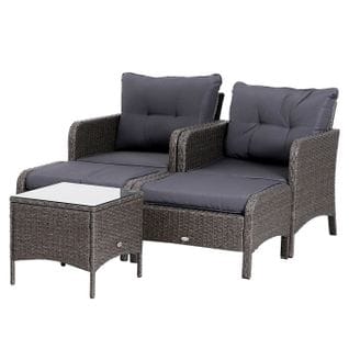 Ensemble De Jardin Duo Orphee Gris