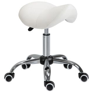 Tabouret De Massage Selle Ergonomique Pescara Blanc