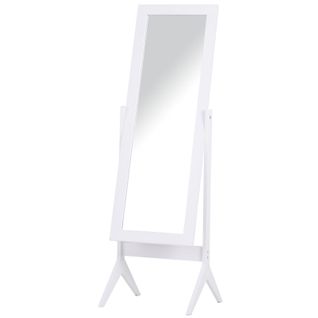 Miroir à Pied Inclinable Katoucha Blanc