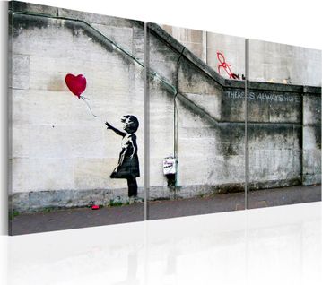 Tableau Il Y A Toujours De L'espoir, Banksy 60 X 30 Cm Blanc