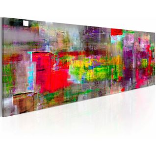 Tableau Royaume De Fantaisie 135 X 45 Cm Multicolore