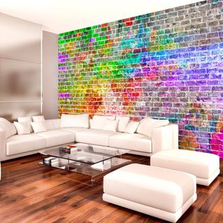 Papier Peint Mur Arc-en-ciel 400 X 280 Cm Multicolore