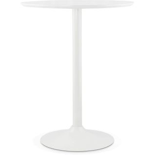 Table Haute Bois Blanc 90x90x54cm