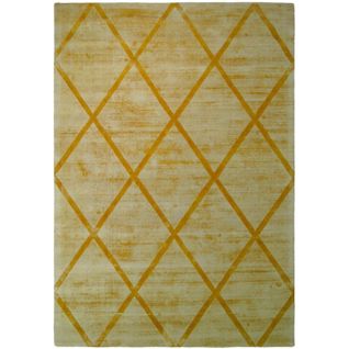 Tapis Fait Main Luxe 210 Jaune 160 X 230 Cm Jaune