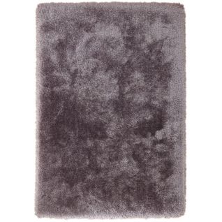 Tapis Tufté à La Main Argent Confortable 110 160 X 230 Cm Gris