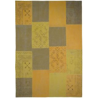 Tapis Fait Main 210 Lyrical Multicolore Jaune 160 X 230 Cm Jaune