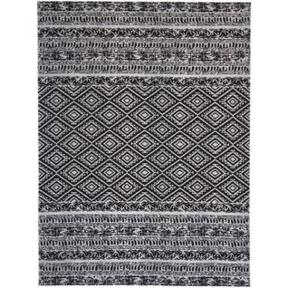 Tapis Extérieur Fait à La Main Ensoleille 110 Noir 160 X 230 Cm Noir