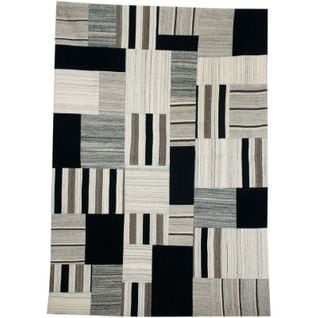 Tapis Fait Main Radical 325 Gris Multicolore 160 X 230 Cm Gris