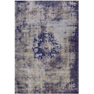 Tapis Tissé Vintage 8403 Blau 200 X 290 Cm Bleu