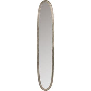 Miroir Gris Aluminium 179,5x33,5x2,5cm