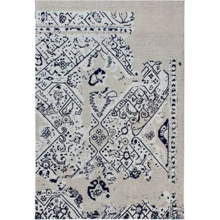 Tapis Rivière 120 Gris Noir 120 X 170 Cm Beige