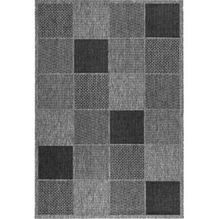 Tapis Extérieur Indonesie Sulawesi Silber 120 X 170 Cm Gris