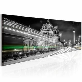 Tableau Berlin, Allemagne 120 X 40 Cm Noir