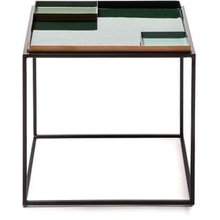 Table D’appoint Carré Couleur Vert L40cm