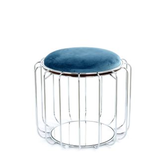 Table D’appoint Réversible Pouf Sarcelle