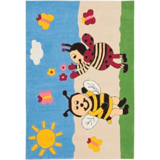 Tapis Joy 4091 Multicolore Bumblebee 110 X 160 Cm Beige