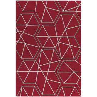 Tapis Spirit 3112 Rouge Grau 170 X 240 Cm Rouge