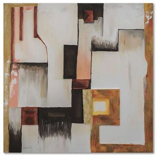 Tableau Zone 90 X 90 Cm Beige