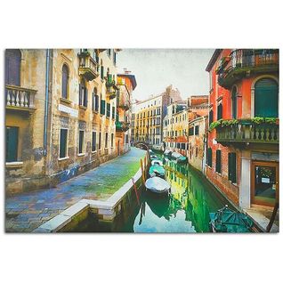 Tableau Venise 2 80 X 60 Cm Vert