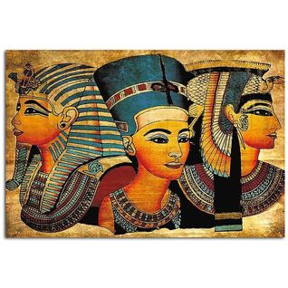 Tableau Egypte 120 X 80 Cm Marron