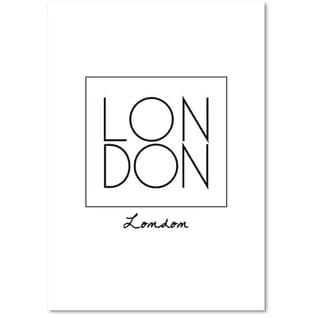 Tableau Bois Londres 2 60 X 80 Cm Blanc