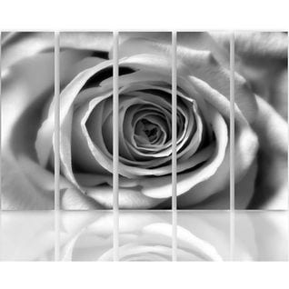 Tableau Fleurs Roses 150 X 100 Cm Noir
