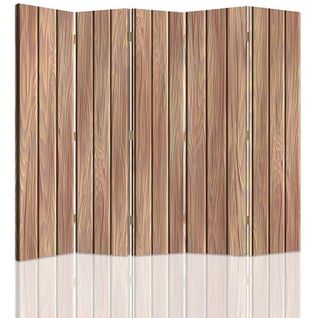 Paravent 5 Volets En Bois Pour Intérieur Élégant Et Pratique 180 X 150 Cm - 1 Face Déco Bois Clair