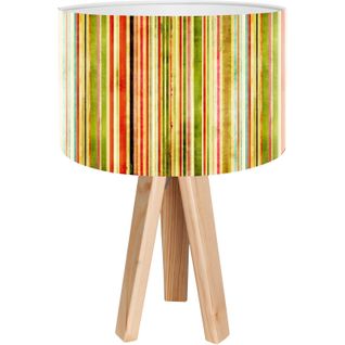 Lampe De Chevet Bois Multicolore 30x30x45cm