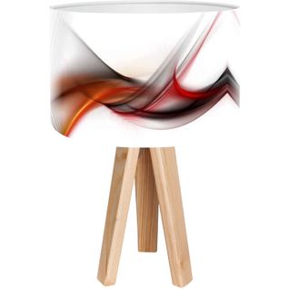 Lampe De Chevet Bois Marron 30x30x45cm