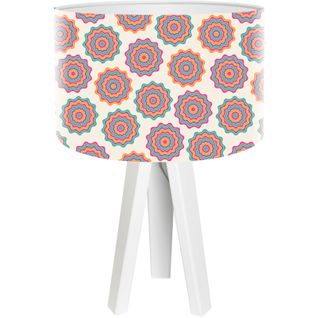 Lampe De Chevet Bois Multicolore 30x30x45cm