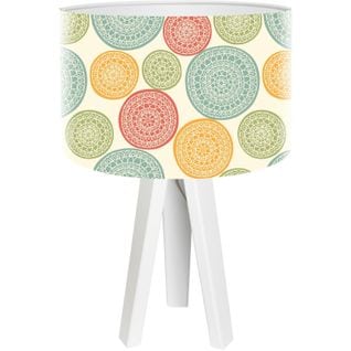 Lampe De Chevet Bois Multicolore 30x30x45cm