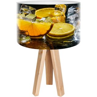 Lampe De Chevet Bois Multicolore 30x30x45cm