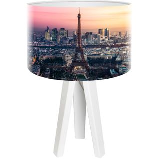 Lampe De Chevet Bois Multicolore 30x30x45cm