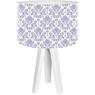 Lampe De Chevet Bois Violet 30x30x45cm