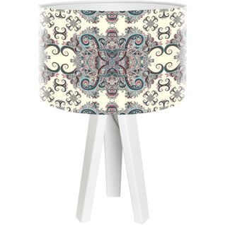 Lampe De Chevet Bois Multicolore 30x30x45cm