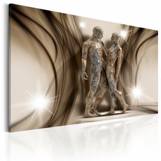 Tableau Monument De L'amour 120 X 80 Cm Beige