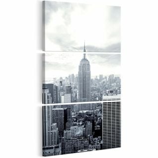 Tableau New York Empire State Building 60 X 120 Cm Noir