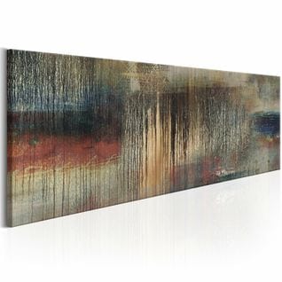 Tableau Pluie De Tristesse 135 X 45 Cm Beige