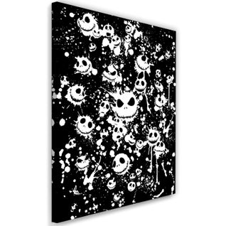 Tableau Décor D'image Abstraite 70 X 100 Cm Noir